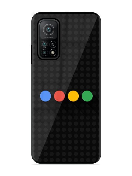 Google Dots Glossy Soft Edge Case for Xiaomi Mi 10T (5G) Chachhi