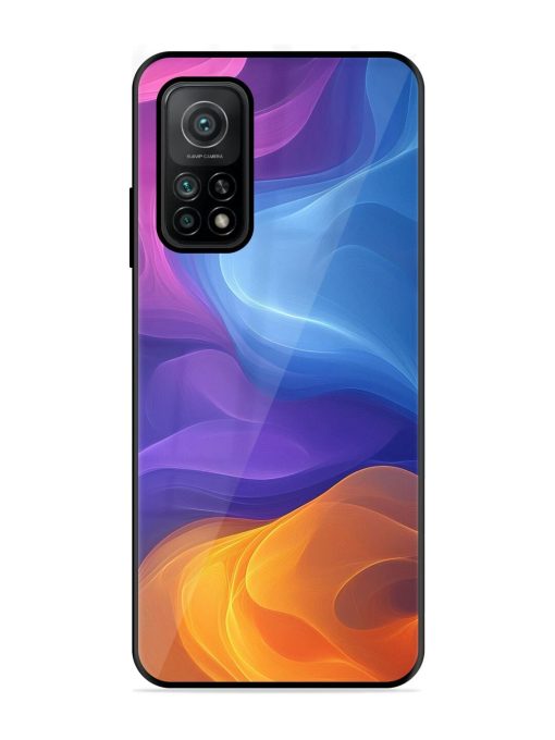 Cosmic Currents Glossy Soft Edge Case for Xiaomi Mi 10T (5G) Chachhi