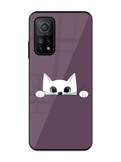 Peek-A-Boo Kitty Glossy Soft Edge Case for Xiaomi Mi 10T (5G) Chachhi