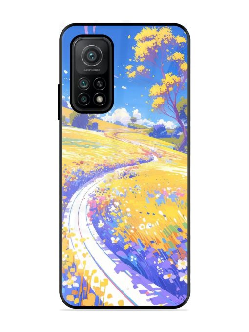 Vibrant Spring Meadow Glossy Soft Edge Case for Xiaomi Mi 10T (5G) Chachhi