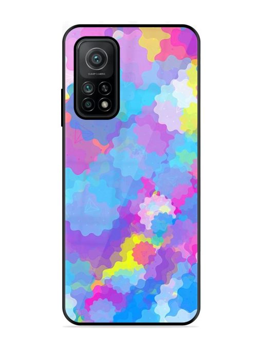 Psychedelic Cloud Burst Glossy Soft Edge Case for Xiaomi Mi 10T (5G)