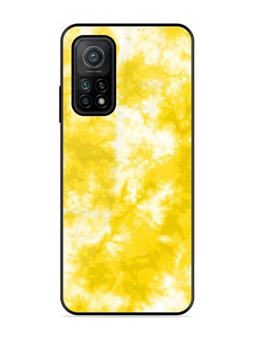 Golden Tie-Dye Twirl Glossy Soft Edge Case for Xiaomi Mi 10T (5G) Chachhi