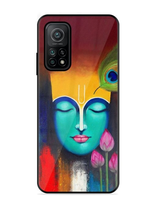 Divine Tranquility: The Face Of Krishna Glossy Soft Edge Case for Xiaomi Mi 10T (5G) Chachhi