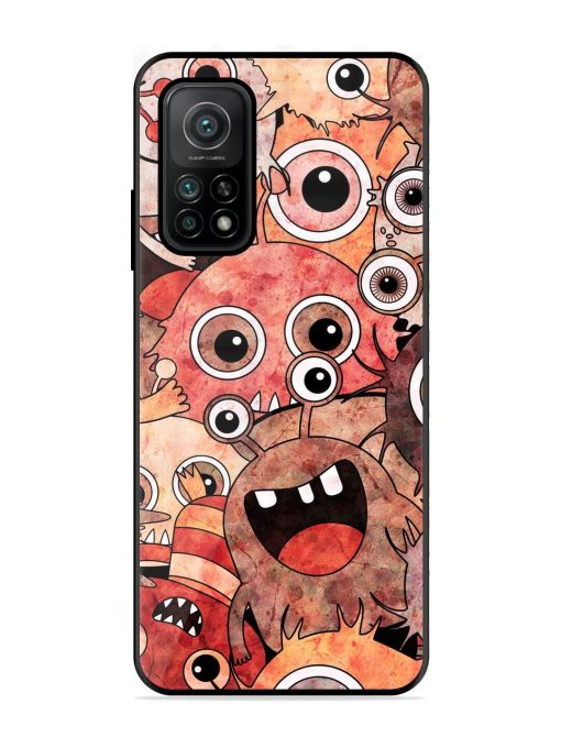 Monster Mash Glossy Soft Edge Case for Xiaomi Mi 10T (5G) Chachhi