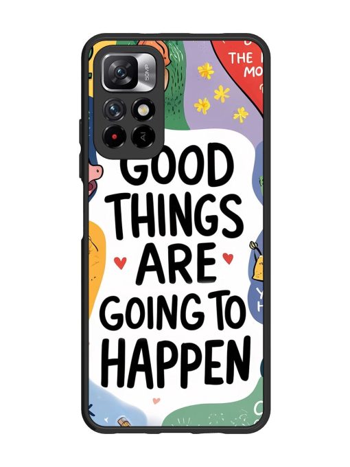 Uplifting Scribbles Glossy Soft Edge Case for Xiaomi Mi 11I (5G) Chachhi