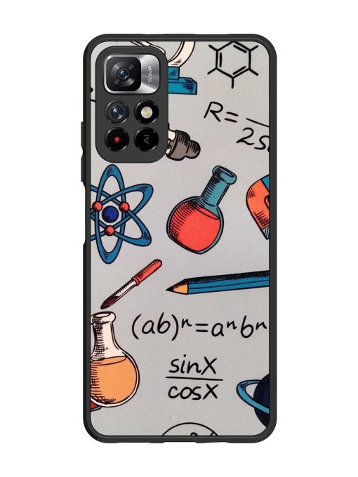 Science Doodle Glossy Soft Edge Case for Xiaomi Mi 11I (5G) Chachhi