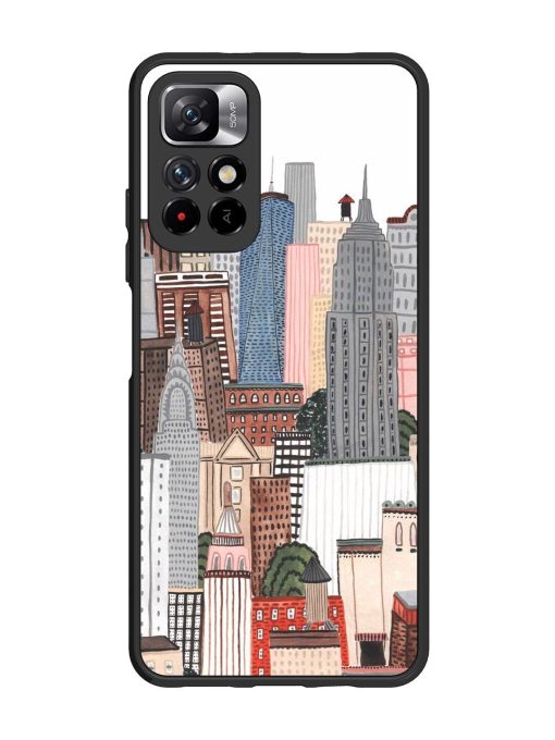 Cityscape Dreams Glossy Soft Edge Case for Xiaomi Mi 11I (5G) Chachhi