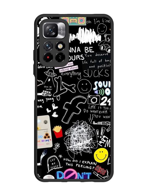 Doodle Diary Glossy Soft Edge Case for Xiaomi Mi 11I (5G) Chachhi