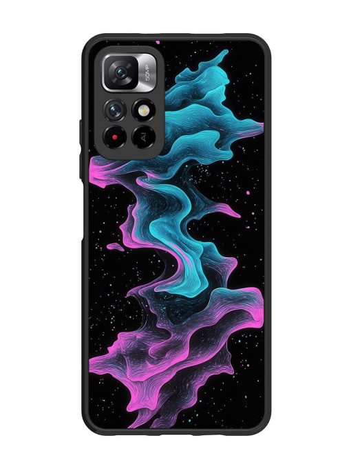 Cosmic Currents Glossy Soft Edge Case for Xiaomi Mi 11I (5G) Chachhi