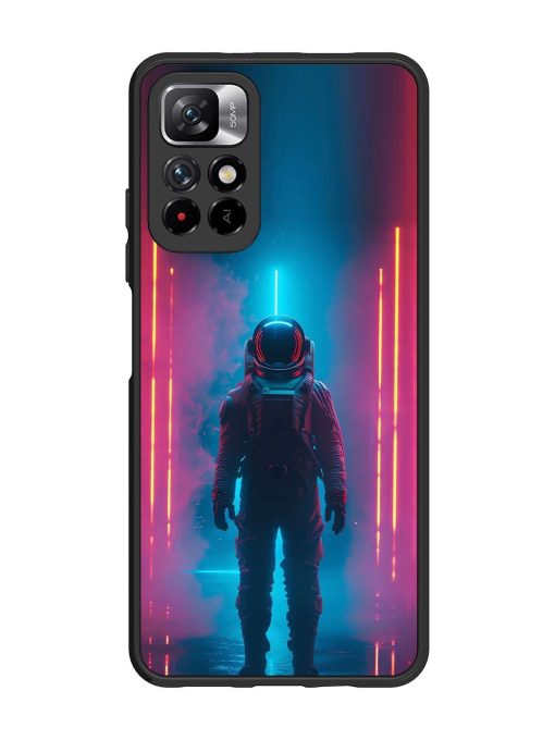 Neon Astronaut Glossy Soft Edge Case for Xiaomi Mi 11I (5G) Chachhi