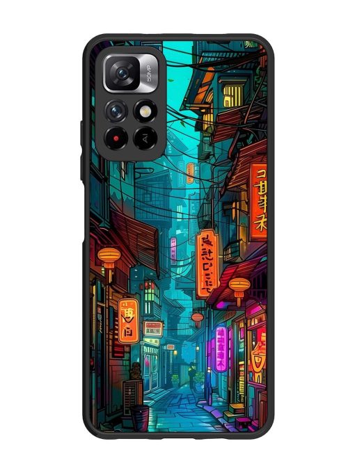 Neon Nightscape Glossy Soft Edge Case for Xiaomi Mi 11I (5G) Chachhi