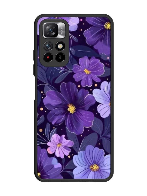 Purple Paradise Glossy Soft Edge Case for Xiaomi Mi 11I (5G) Chachhi