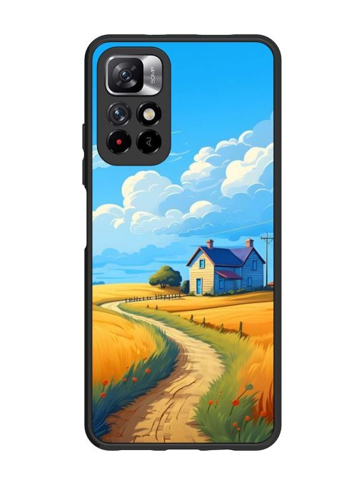 Countryside Cottage Glossy Soft Edge Case for Xiaomi Mi 11I (5G) Chachhi