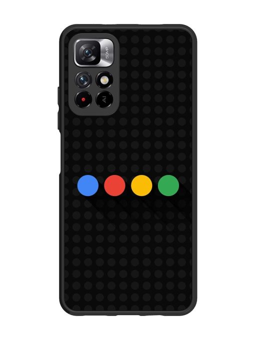 Google Dots Glossy Soft Edge Case for Xiaomi Mi 11I (5G) Chachhi