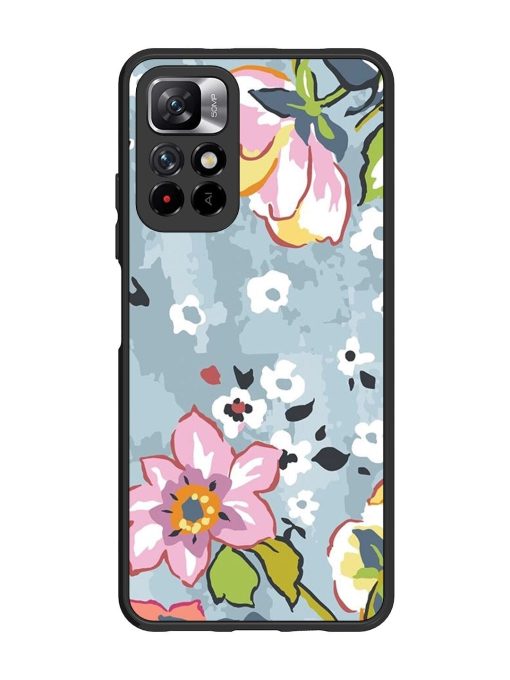 Floral Fantasy Glossy Soft Edge Case for Xiaomi Mi 11I (5G) Chachhi