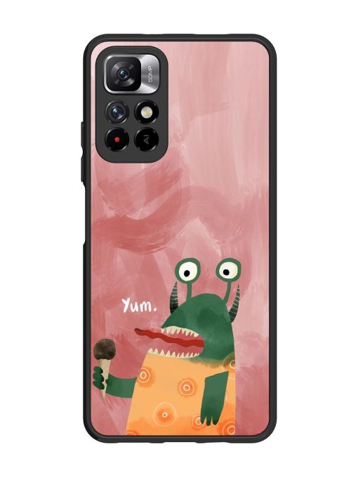 Hungry Monster Glossy Soft Edge Case for Xiaomi Mi 11I (5G) Chachhi