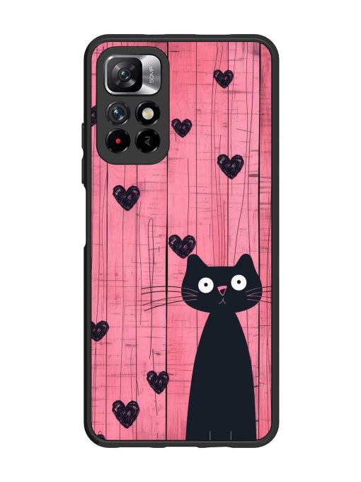 Feline Valentine'S Day Glossy Soft Edge Case for Xiaomi Mi 11I (5G) Chachhi