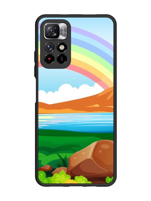 Rainbow Over The Lake Glossy Soft Edge Case for Xiaomi Mi 11I (5G) Chachhi