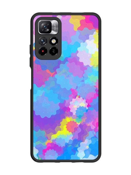 Psychedelic Cloud Burst Glossy Soft Edge Case for Xiaomi Mi 11I (5G)