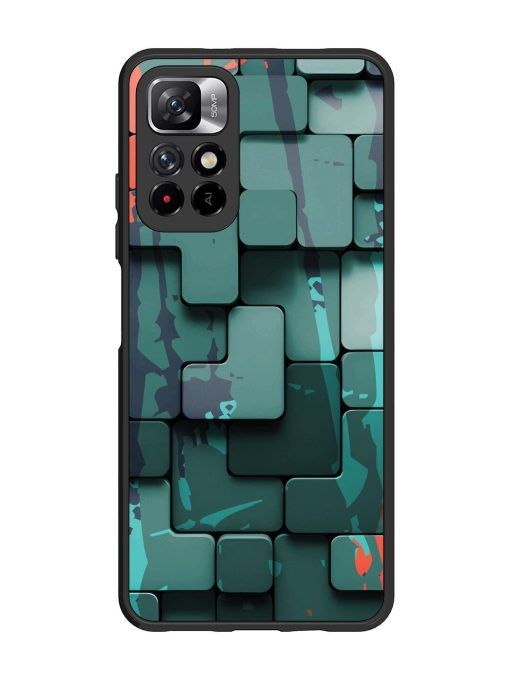 Abstract Geometric Mosaic Glossy Soft Edge Case for Xiaomi Mi 11I (5G) Chachhi