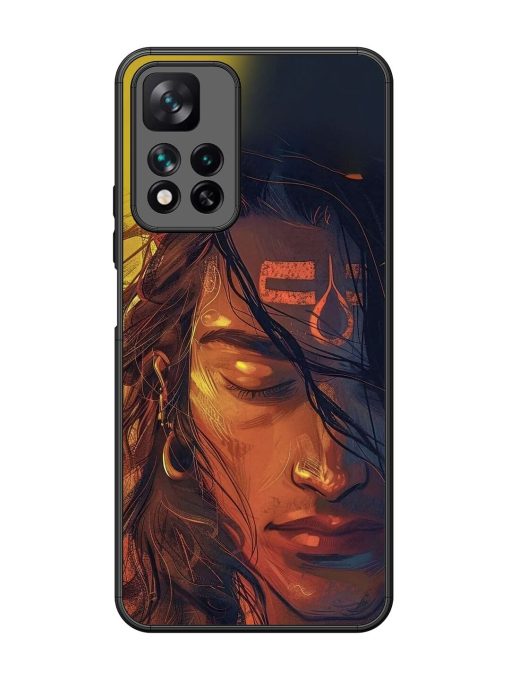 Tranquil Shiva Glossy Soft Edge Case for Xiaomi Mi 11I Hypercharge (5G) Chachhi