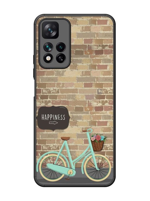 Pedaling Towards Happiness Glossy Soft Edge Case for Xiaomi Mi 11I Hypercharge (5G) Chachhi