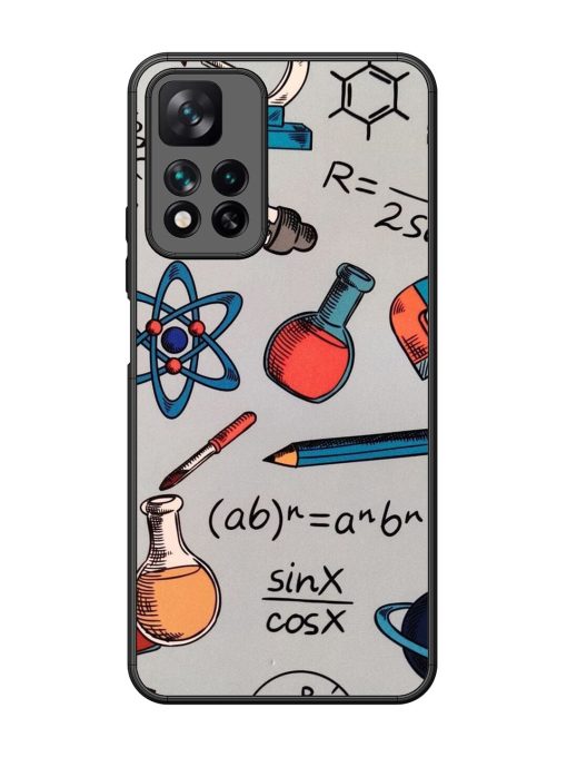 Science Doodle Glossy Soft Edge Case for Xiaomi Mi 11I Hypercharge (5G) Chachhi