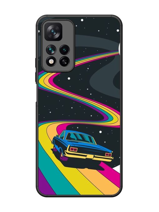 Rainbow Road Glossy Soft Edge Case for Xiaomi Mi 11I Hypercharge (5G) Chachhi