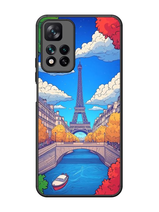 Parisian Panorama Glossy Soft Edge Case for Xiaomi Mi 11I Hypercharge (5G) Chachhi