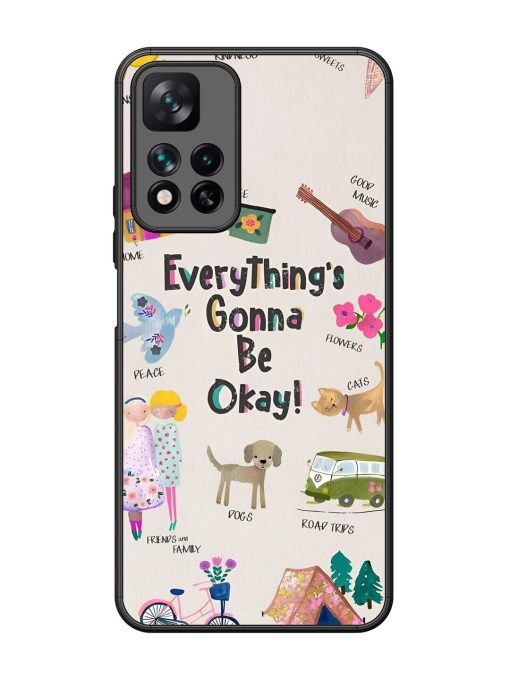 Sunshine And Smiles Glossy Soft Edge Case for Xiaomi Mi 11I Hypercharge (5G)
