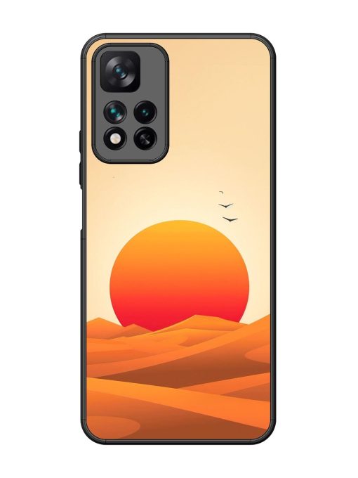 Desert Sunset Glossy Soft Edge Case for Xiaomi Mi 11I Hypercharge (5G) Chachhi