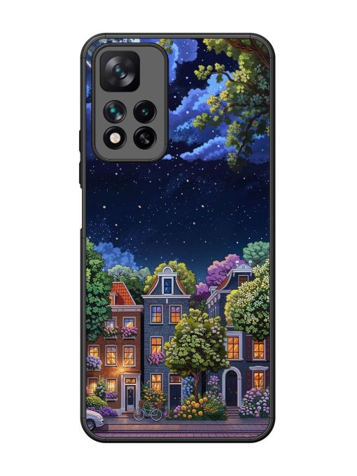 Moonlit Streets Glossy Soft Edge Case for Xiaomi Mi 11I Hypercharge (5G) Chachhi