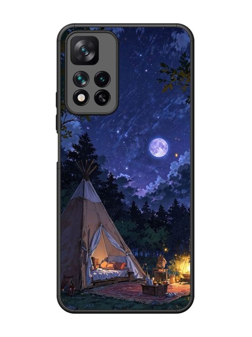 Moonlight Camping Glossy Soft Edge Case for Xiaomi Mi 11I Hypercharge (5G) Chachhi