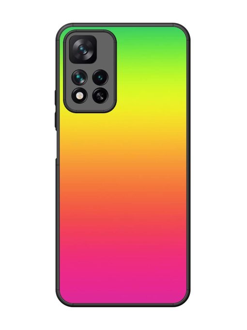 Rainbow Gradient Glossy Soft Edge Case for Xiaomi Mi 11I Hypercharge (5G)