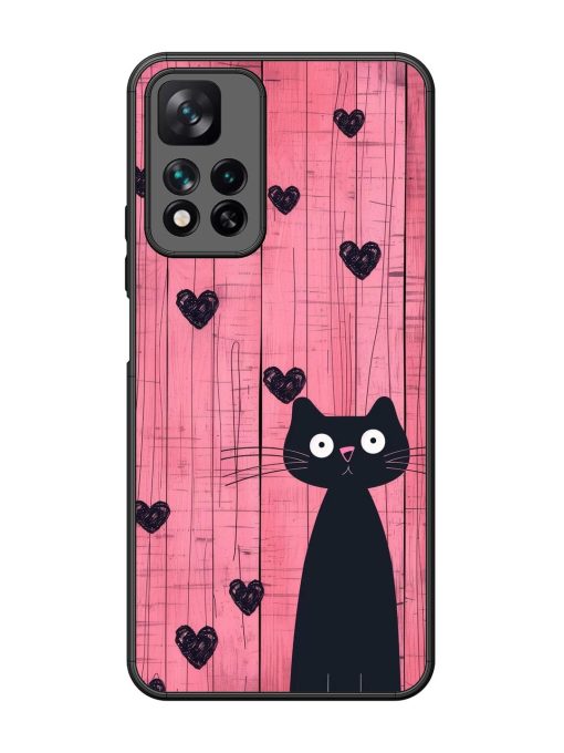 Feline Valentine'S Day Glossy Soft Edge Case for Xiaomi Mi 11I Hypercharge (5G) Chachhi