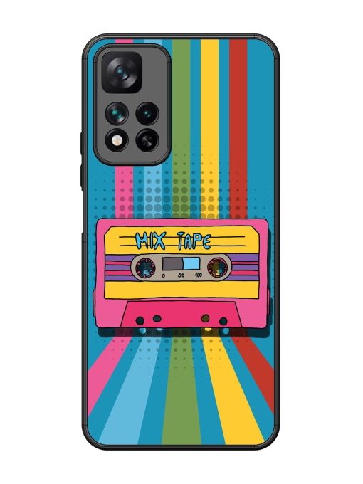 Retro Cassette Tapes Glossy Soft Edge Case for Xiaomi Mi 11I Hypercharge (5G) Chachhi