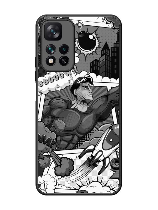 Comic Book Chaos Glossy Soft Edge Case for Xiaomi Mi 11I Hypercharge (5G) Chachhi