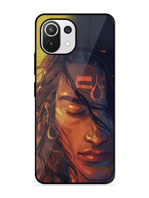 Tranquil Shiva Glossy Soft Edge Case for Xiaomi Mi 11 Lite Ne (5G) Chachhi