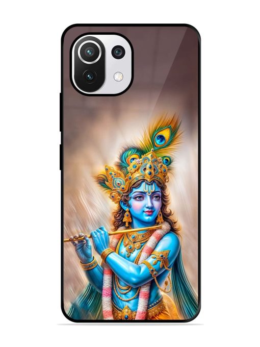 Divine Krishna Glossy Soft Edge Case for Xiaomi Mi 11 Lite Ne (5G) Chachhi