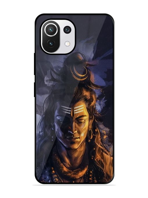 Lord Shiva Glossy Soft Edge Case for Xiaomi Mi 11 Lite Ne (5G) Chachhi