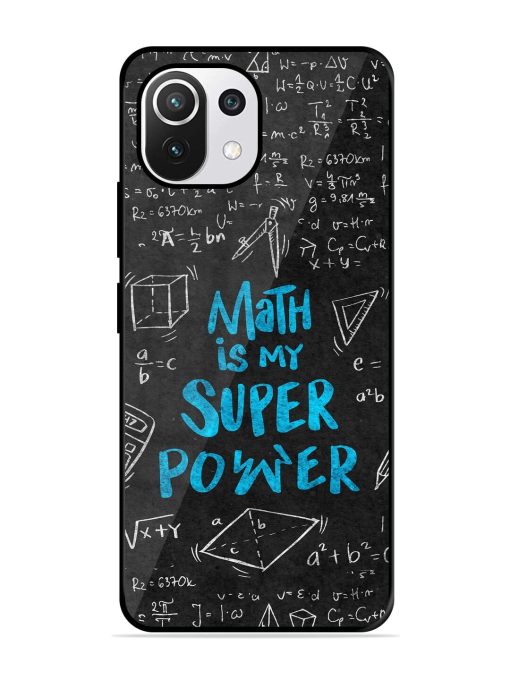 Math Magic Glossy Soft Edge Case for Xiaomi Mi 11 Lite Ne (5G) Chachhi