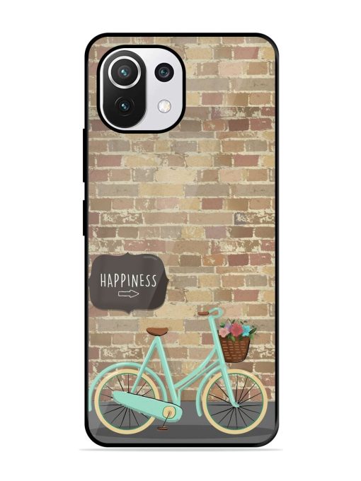 Pedaling Towards Happiness Glossy Soft Edge Case for Xiaomi Mi 11 Lite Ne (5G) Chachhi