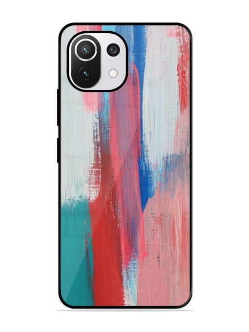 Colorful Chaos Glossy Soft Edge Case for Xiaomi Mi 11 Lite Ne (5G) Chachhi