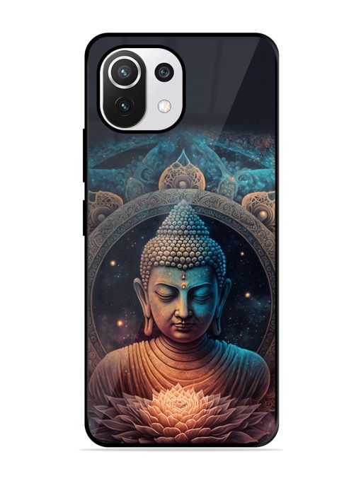 The Buddha Art Glossy Soft Edge Case for Xiaomi Mi 11 Lite Ne (5G)