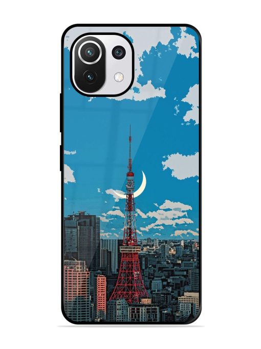 Tokyo Twilight Glossy Soft Edge Case for Xiaomi Mi 11 Lite Ne (5G) Chachhi