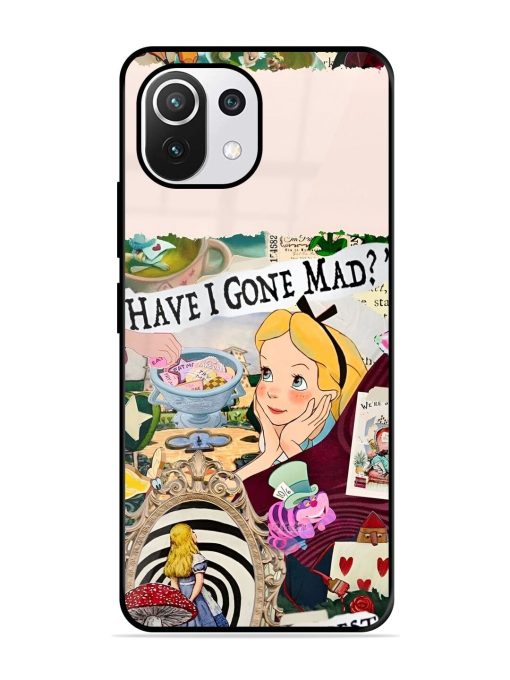 Mad Hatter'S Collage Glossy Soft Edge Case for Xiaomi Mi 11 Lite Ne (5G) Chachhi