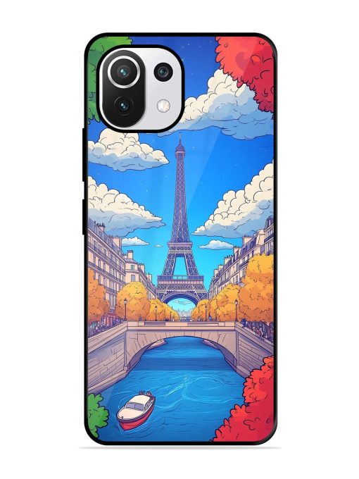 Parisian Panorama Glossy Soft Edge Case for Xiaomi Mi 11 Lite Ne (5G) Chachhi