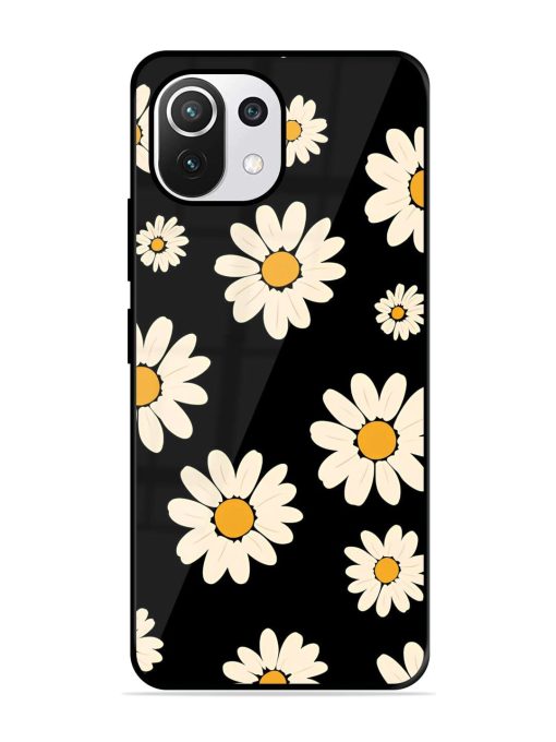 Daisies In The Night Glossy Soft Edge Case for Xiaomi Mi 11 Lite Ne (5G) Chachhi