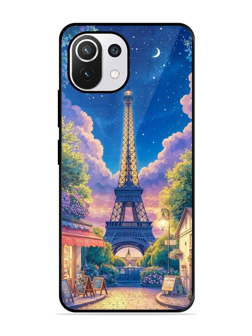 Twilight In Paris Glossy Soft Edge Case for Xiaomi Mi 11 Lite Ne (5G)