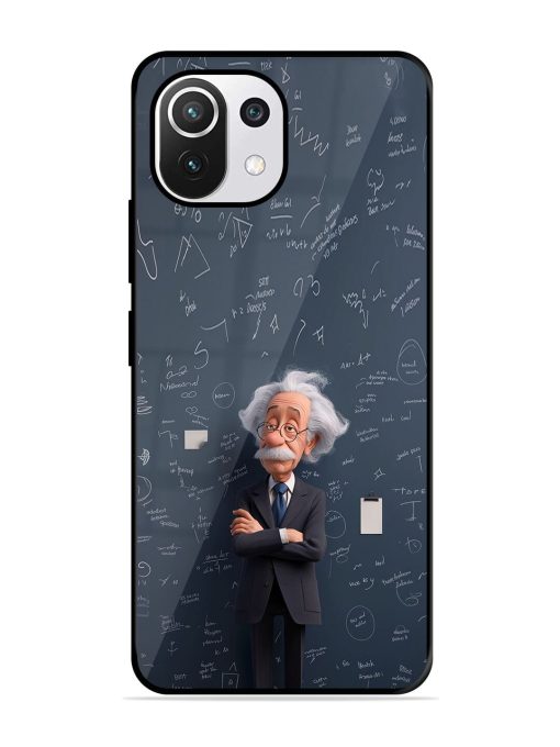 Albert Einstein Glossy Soft Edge Case for Xiaomi Mi 11 Lite Ne (5G) Chachhi